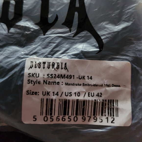 Disturbia Mandrake Linen-Blend Dress NWT - Picture 4 of 4